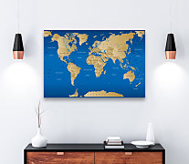 Obraz na stenu prstom po mape, mapa kontinent svetadiel svet